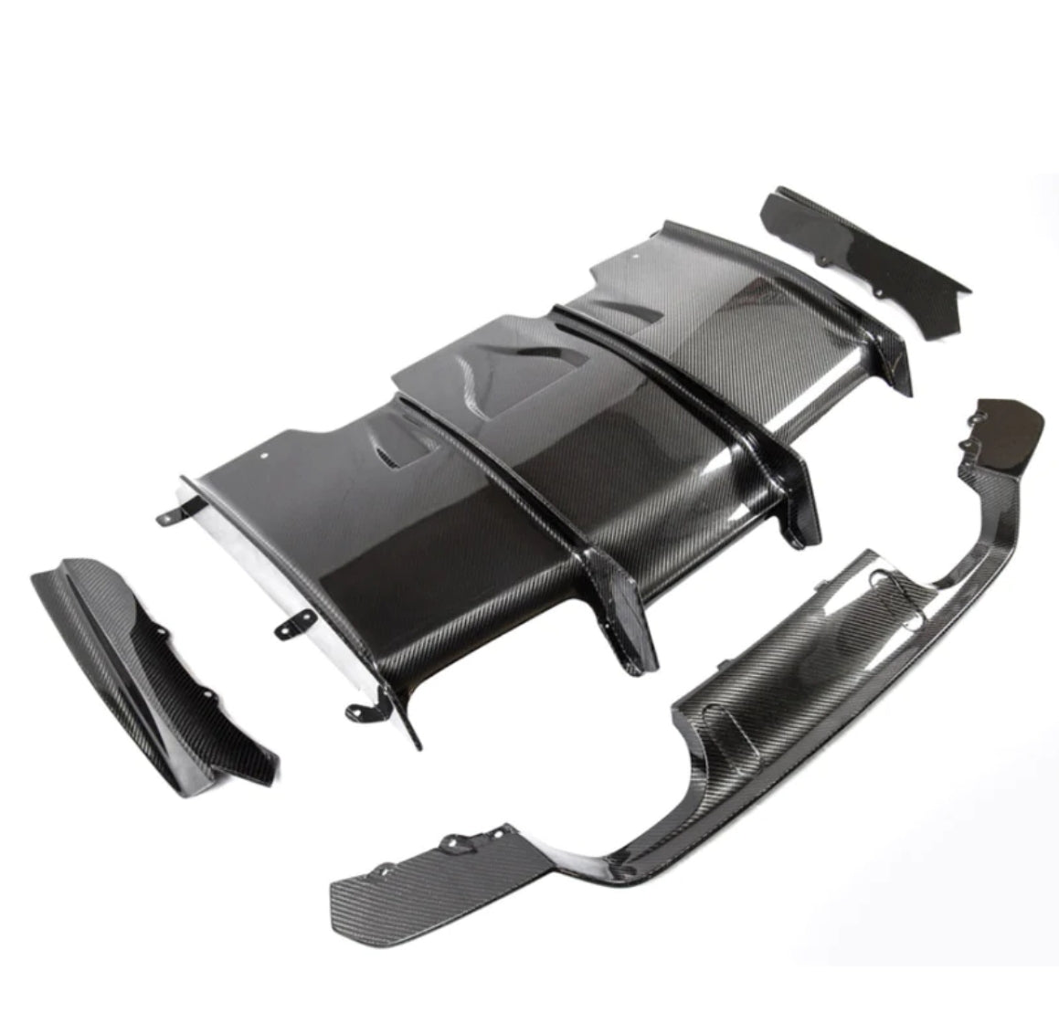 F8X M3 M4 PSM UNDERTRAY CARBON FIBER DIFFUSER